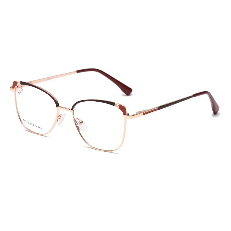 Elegant Metal Frame Prescription Glasses Eyeglasses