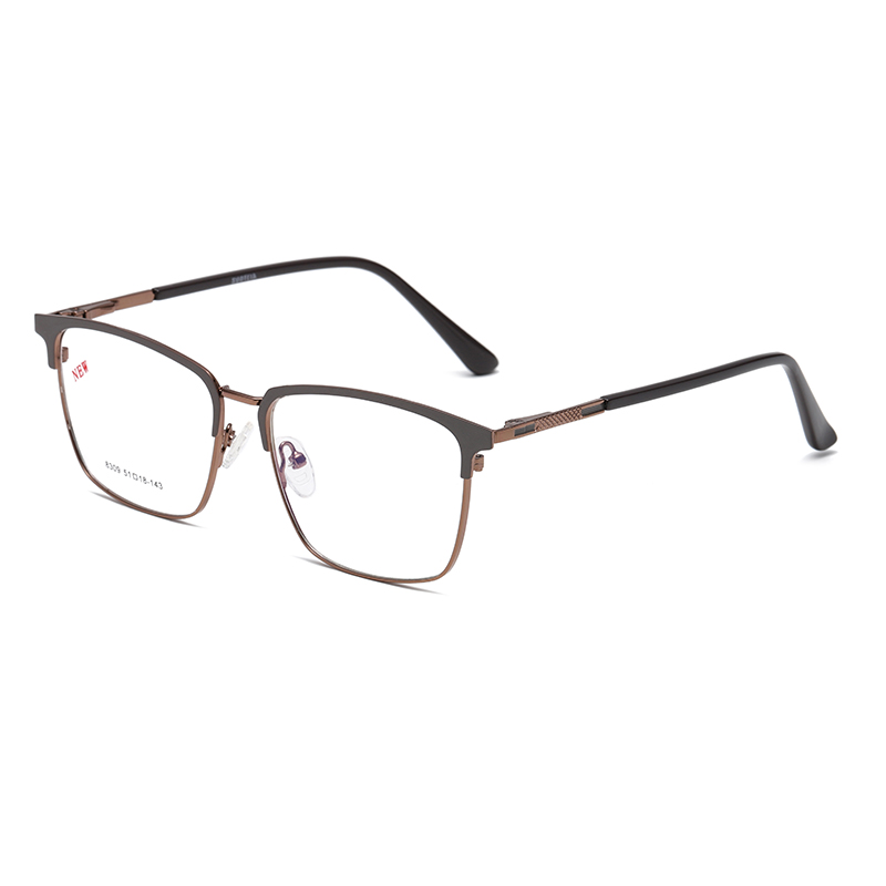 Retro Square Men Optical Prescription Glasses Eyeglasses