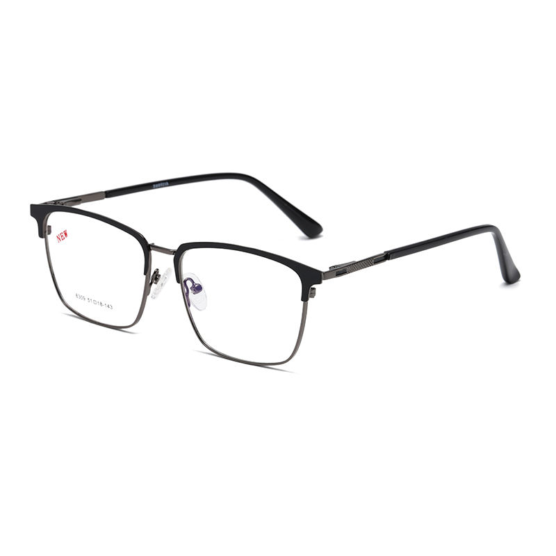 Retro Square Men Optical Prescription Glasses Eyeglasses