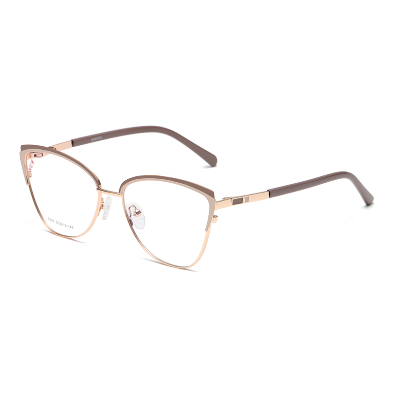 Fashion Cat Eye Metal Frame Women Prescription Glasses