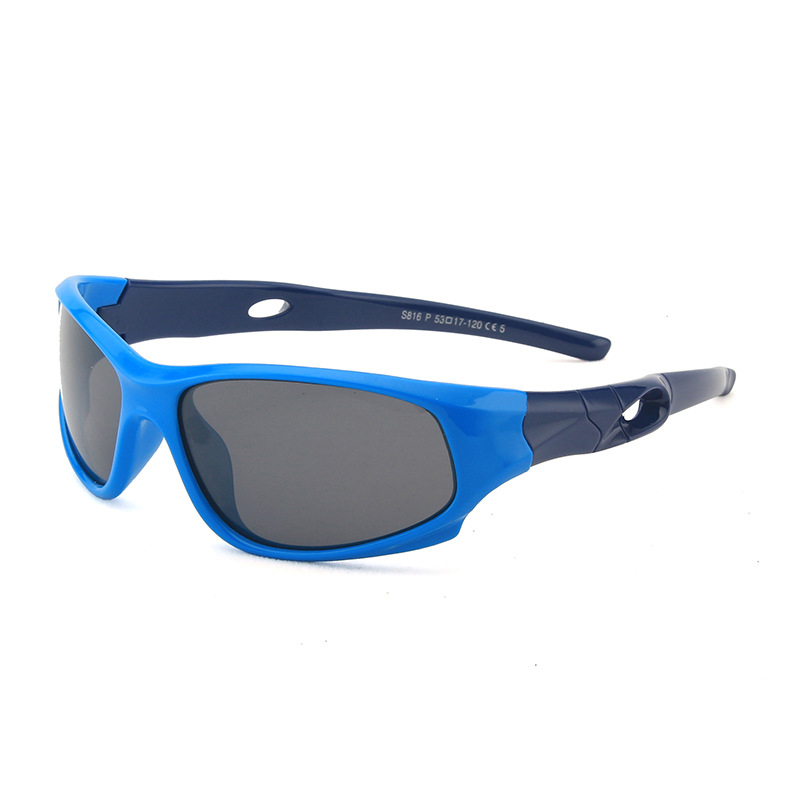 Silicone UV400 Sports Polarized Kids Outdoor Sunglasses