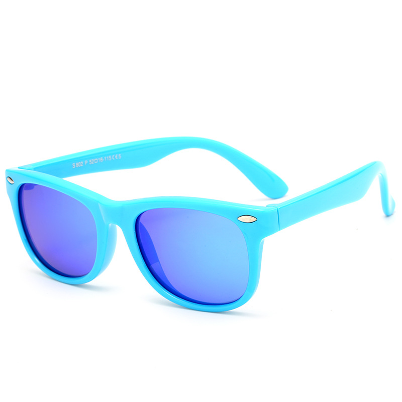 TPEE Flexible Frame Colorful Kids Polarized Sunglasses