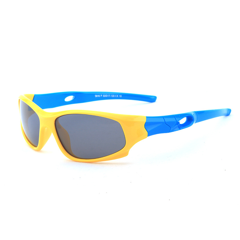 Silicone UV400 Sports Polarized Kids Outdoor Sunglasses