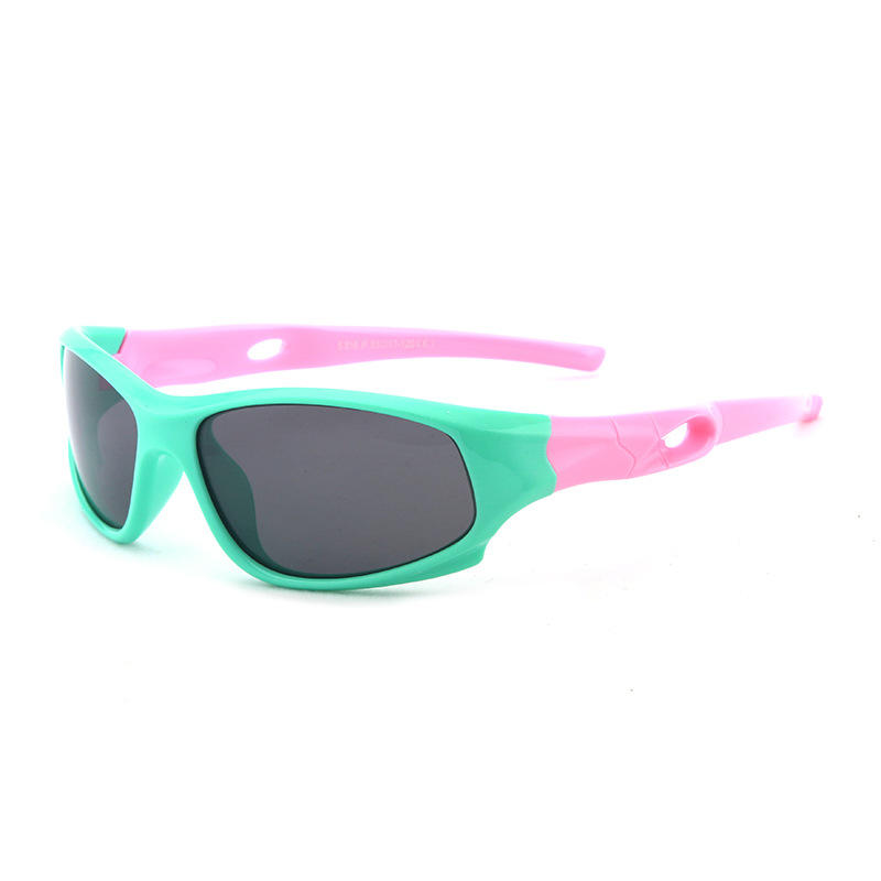 Silicone UV400 Sports Polarized Kids Outdoor Sunglasses