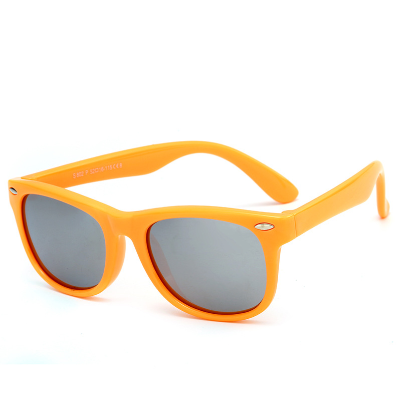 TPEE Flexible Frame Colorful Kids Polarized Sunglasses